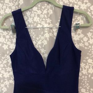 Blue dress